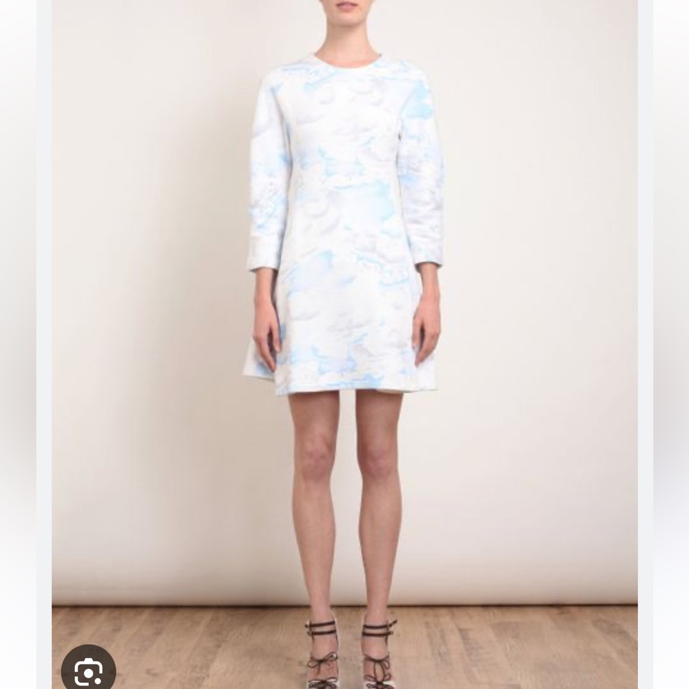 Kenzo Paris pastel skaters cloud mini sweater dress, size M